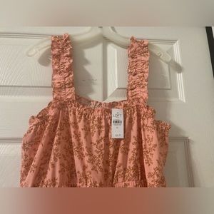 NWT Loft Jumpsuit .. summer color, soft comfortable.Size XL